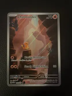 Pokemon TCG Charmander Scarlet & Violet 151 Card 168/165 Great Condition - Image 1