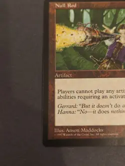 Null Rod Weatherlight Regular Magic the Gathering MTG Card Rare Artifact - Image 5