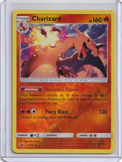 Pokemon Card Charizard 3/70 Dragon Majesty Reverse Holo Rare Near Mint - Image 1