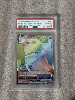 Pokemon 2020 SWSH FA/GLRN.DRMNTN.VMAX VIVID VOLTAGE SECRET PSA 10 GEM MT Card 💎 - Image 1