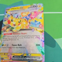 Pikachu Ex 57/191 Surging Sparks Pokemon TCG Rare Card - Image 4