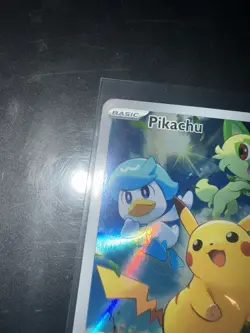 Pokemon Pikachu Promo Exclusive Holo Card 60 HP Adventuring Together 027 - Image 1