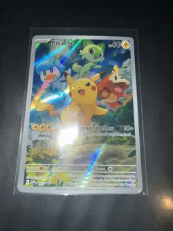 Pokemon Pikachu Promo Exclusive Holo Card 60 HP Adventuring Together 027 - Image 4