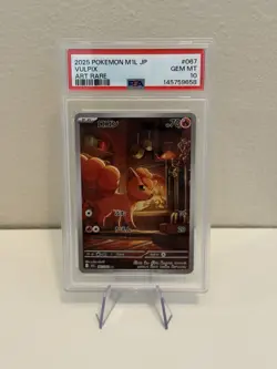 Vulpix PSA 10 Mega Brave 067/063 Japanese Pokemon Card Gem Mint Art Rare - Image 1