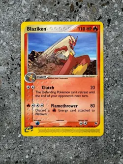 Pokemon TCG Cards Blaziken 15/109 Ruby & Sapphire Rare - Image 1