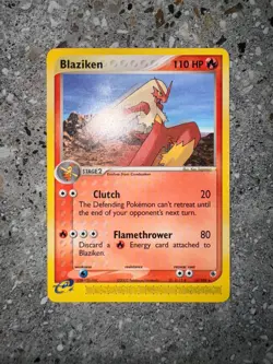 Pokemon TCG Cards Blaziken 15/109 Ruby & Sapphire Rare - Image 3