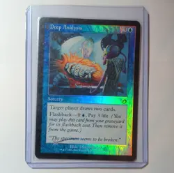 Deep Analysis Magic Sorcery Foil Blue Card English 2002 - Image 1