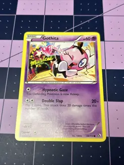 Pokemon TCG Gothita B&W Legendary Treasures 69/113 Regular Common Card Played LP - Image 1