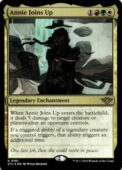 Annie Joins Up FOIL 191 R Outlaws of Thunder Junction NM MTG - Image 1