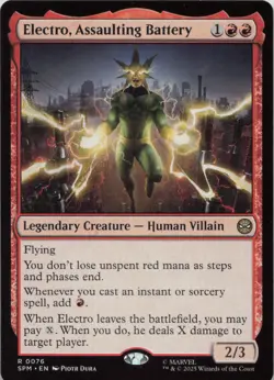 Electro, Assaulting Battery R Marvel's Spider-Man 76 - LP MTG - Image 1