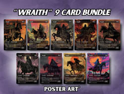 MTG Wraith Nazgul Card Set - Custom Magic: the Gathering Bundle - Image 2