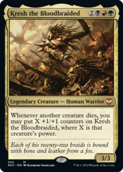 Kresh the Bloodbraided Streets of New Capenna Commander NM CARD ABUGames - Image 1