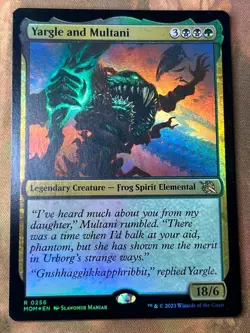 1x FOIL YARGLE AND MULTANI - March of the Machine - MTG - Magic the Gathering - Image 1