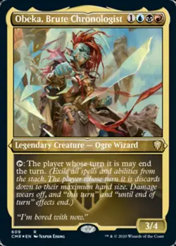 Obeka, Brute Chronologist (Etched) [Commander Legends] - Image 1