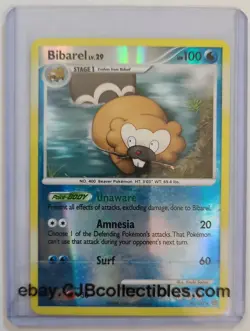 Pokemon BIBAREL 32/100 Reverse Holo Stormfront - Light Play 🍒 - Image 1
