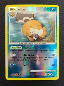Pokemon BIBAREL 32/100 Reverse Holo Stormfront - Light Play 🍒 - Image 4