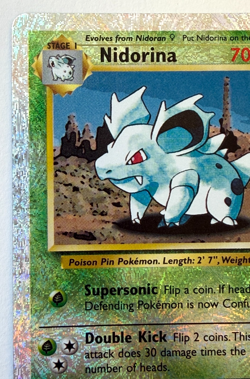 Pokemon Nidorina 55/110 Reverse Holo Legendary Collection 2002 LP - Image 3