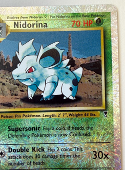 Pokemon Nidorina 55/110 Reverse Holo Legendary Collection 2002 LP - Image 4