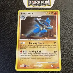 Lucario LV. 39 2/17 POP Series Promo 8 Pokemon TCG Rare 2008 VLP - Image 1