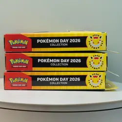 Pokemon Day 2026 Collection Box - Lot of 3 - Sealed - Image 3
