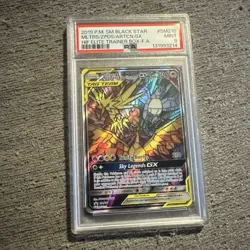 Pokemon Moltres & Zapdos & Articuno GX SM210 TAG TEAM Full Art Promo Holo PSA 9 - Image 1