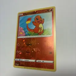 Charmander #023/185 - Pokemon TCG - Vivid Voltage - Reverse Cosmos Holo - Swirl - Image 1