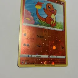 Charmander #023/185 - Pokemon TCG - Vivid Voltage - Reverse Cosmos Holo - Swirl - Image 3