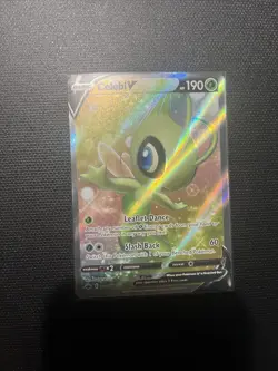 Celebi V 160/198 Ultra Rare Pokemon TCG Chilling Reign NM - Image 1