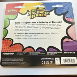 Pokemon Mega Evolution Ascended Heroes 2-Pack Blister Erika (Factory Sealed) - Image 2
