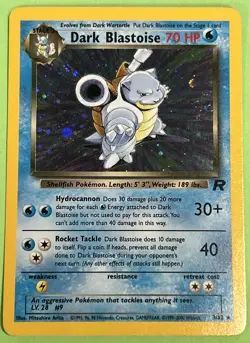 Pokemon Dark Blastoise Team Rocket Holo Rare English Pokemon #3/82 NEAR MINT - Image 1