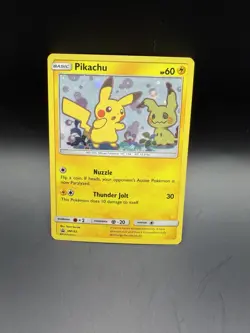 Pokemon Pikachu SM162 Sun And Moon Holo Blister Promo - Image 1