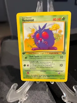 Venonat Pokemon 1st Edition 63/64 Jungle 1999 WOTC - Image 1