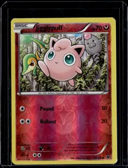 Jigglypuff 65/124 / XY - Fates Collide 2016 (NM) / Pokemon TCG - Image 1