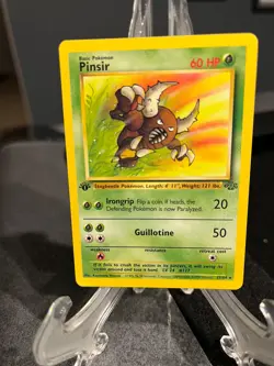 Pinsir Pokemon 1st Edition Jungle 25/64 WOTC 1999 - Image 1