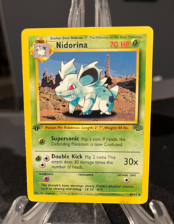 Pokemon 1st Edition NIDORINA 40/64 - 1999 WOTC jungle - Image 1