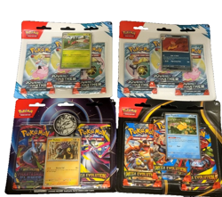 4x! Pokemon Phantasmal Flames Mega Evolution JTG 3 Pack Blister Sealed lot TCG - Image 1