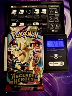 VERY HEAVY! 22.71g Pokemon TCG Ascended Heroes Booster Pack (SEALED) GOD PACKU! - Image 1