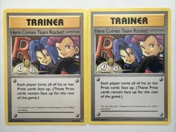 x2 Pokemon TCG Here Comes Team Rocket 113/108 Evolutions NM - Image 1