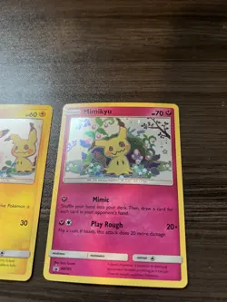 Pokemon TCG Holo Mimikyu SM163 & Pikachu SM162 Holo Promo Sun And Moon - Image 3