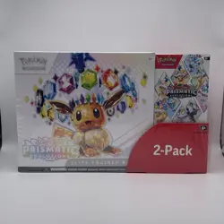 Pokemon Prismatic Evolutions Elite Trainer Box Booster Bundle Costco 2 Pack - #4 - Image 1
