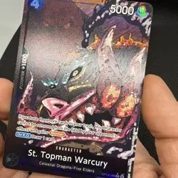 One Piece TCG St. Topman Warcury OP13-089 Alternate Art Alt English NM - Image 3
