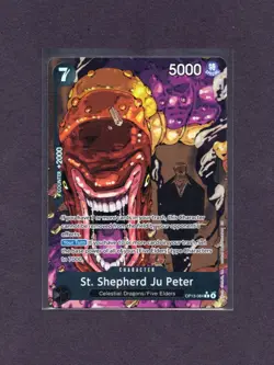 St. Shepherd Ju Peter Alternate Art OP13-084 Carrying On His Will Foil One Piece - Image 1
