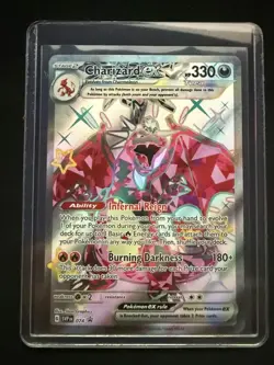 Charizard ex 074 SV Black Star Promo Holo NM/M PSA Contender Pokemon Card - Image 5