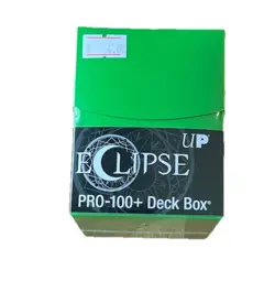 Ultra Pro Deck Box Eclipse 100+ Forest Green with Divider card case Pokemon mtg - Image 1