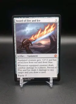 Custom Game Card- Sword Of Fire And Ice- LP Condition - Image 1
