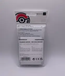 Pokemon Center Van Gogh Pikachu with Grey Felt Hat Card Sleeves (65 sleeves) - Image 2