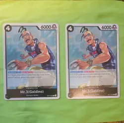 Mr.3 (Galdino) OP14-092 R The Azure Sea's Seven - ONE PIECE Card Game X2 - Image 1