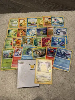 Pokemon First Partner 25th Anniversary Jumbo Card Complete Set - Image 1
