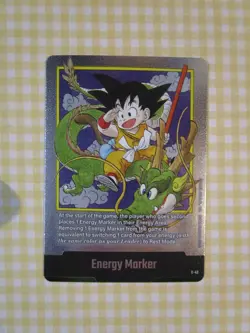 Dragon Ball Super Card Game Fusion World Goku Energy Marker E-42 Manga Booster - Image 1