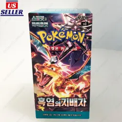 [US SELLER] Pokemon Card Obsidian Flames Booster Box 30 Packs Korean sv3 - Image 1